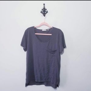 Wilfred Scoop Neck T-shirt, Size Med, Colour Grey , EUC.